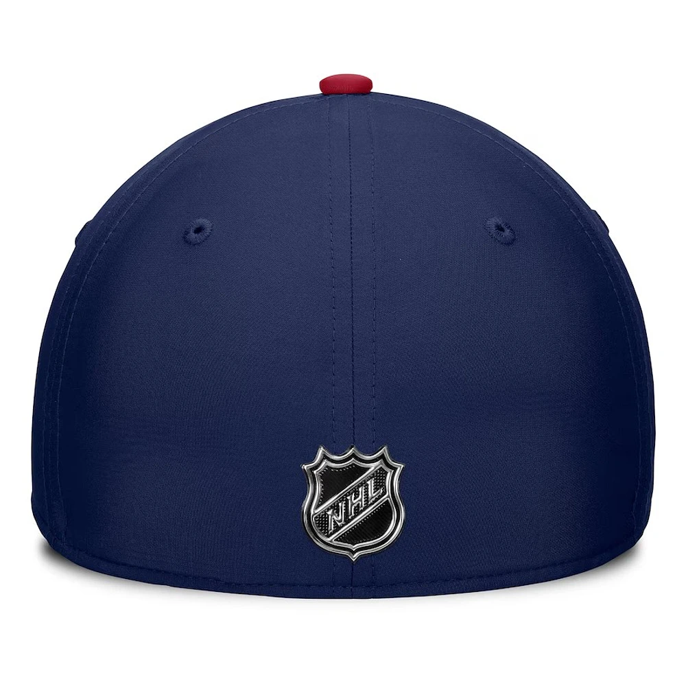 NHL Hat Structured Stretch Authentic Pro Rink Flex Two Tone 2024 Canadiens