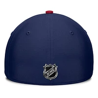 NHL Hat Structured Stretch Authentic Pro Rink Flex Two Tone 2024 Canadiens