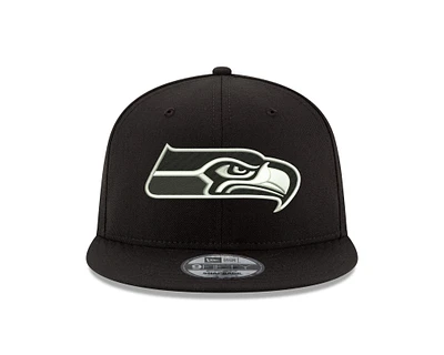 NFL Hat 950 Basic Snapback Black and White Seahawks