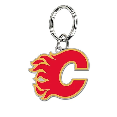 NHL Keychain Logo Flames