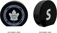 NHL Ceramic Hockey Puck Salt & Pepper Shaker Maple Leafs