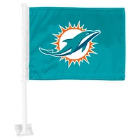 NFL Car Flag 11x15 Logo Dolphins