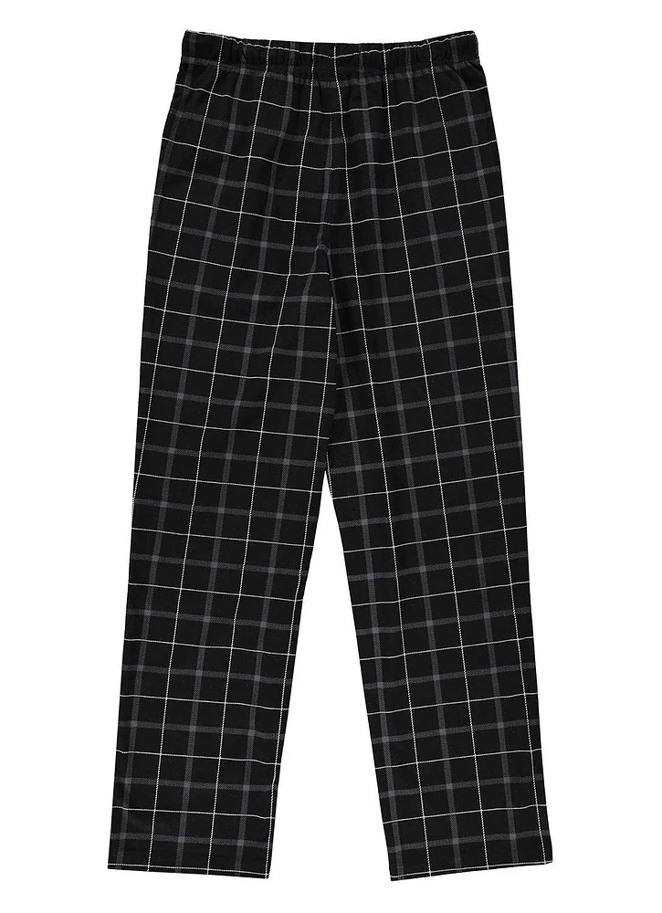 NHL PJ Pant Plaid Stitch Logo Golden Knights