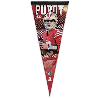 NFL Player Felt Pennant Brock Purdy 49ers