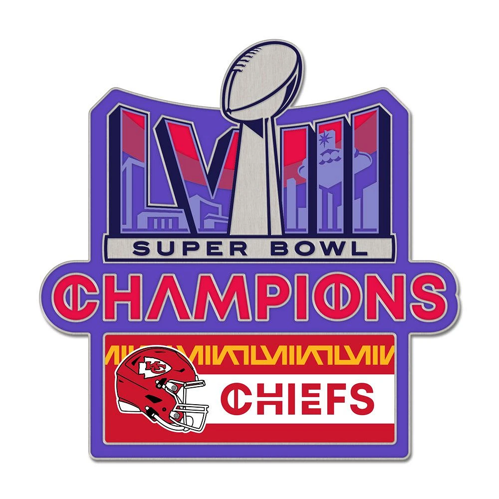 NFL Lapel Pin Super Bowl LVIII Champions Chiefs