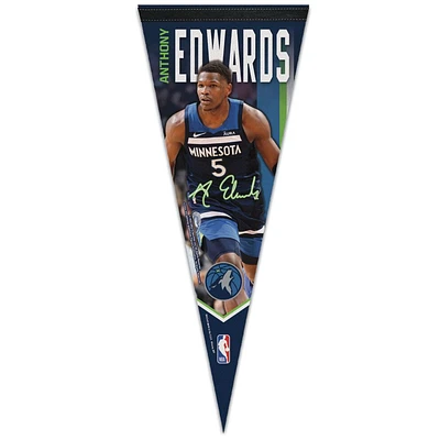 NBA Player Felt Pennant Anthony Edwards Timberwolves