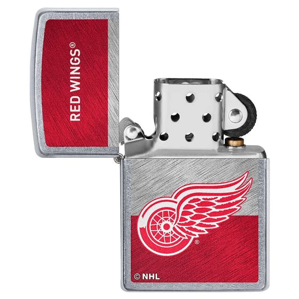 NHL Zippo Lighter Street Chrome Red Wings