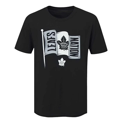 NHL T-Shirt Leafs Nation Flag Maple