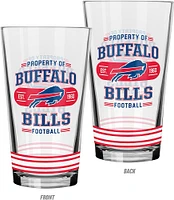 NFL 16OZ Mixing Glass Property of Bills