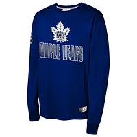 NHL Youth Long Sleeve Shirt All Over Maple Leafs