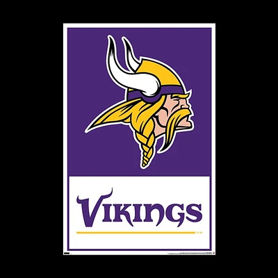 NFL Wall Poster Logo Vikings