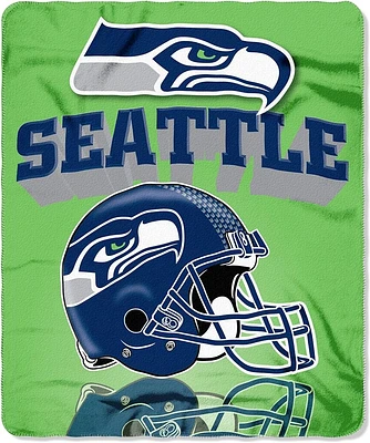 NFL Fleece Throw Grid Iron Seahawks