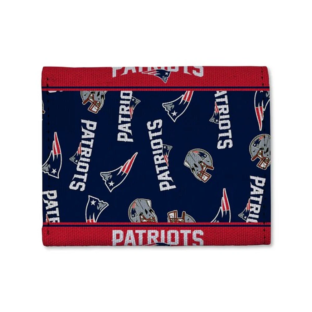 NFL Canvas Trifold Wallet Patriots