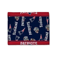 NFL Canvas Trifold Wallet Patriots