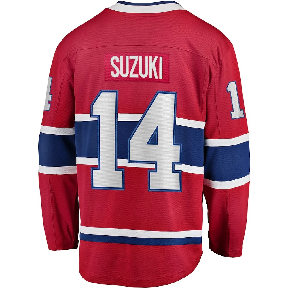 NHL Player Replica Breakaway Jersey Home Nick Suzuki Canadiens