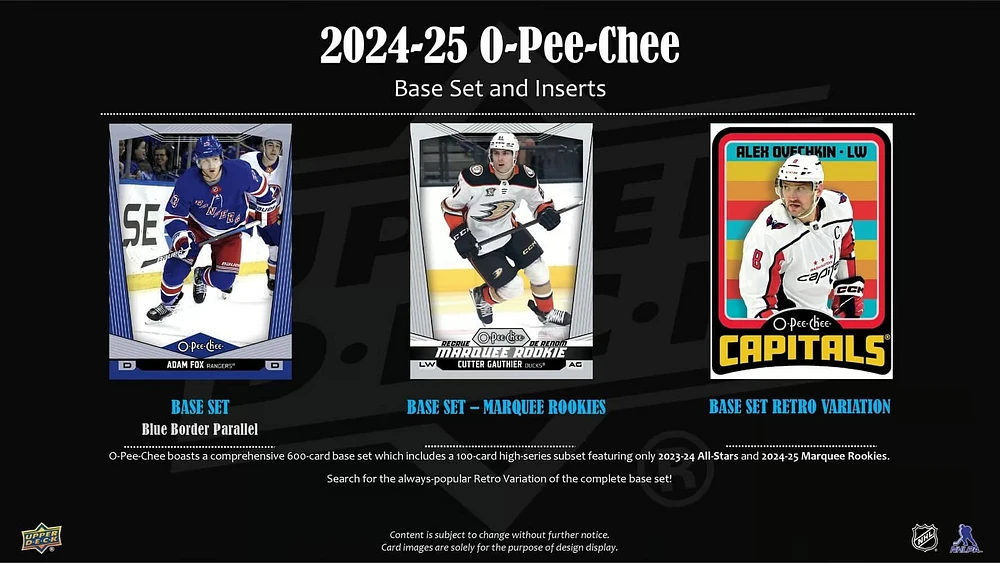 NHL Hockey Cards O-Pee-Chee 2024-25 (Blaster Box)