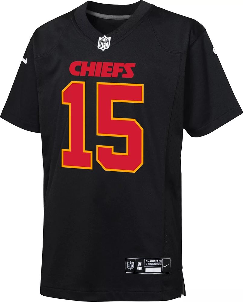 NFL Player Fashion Jersey Carbon Black Chase 2024 Patrick Mahomes Chiefs