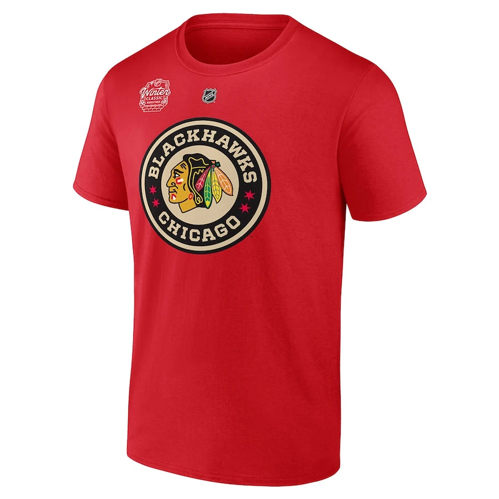 NHL Player T-Shirt Winter Classic 2025 Connor Bedard Blackhawks