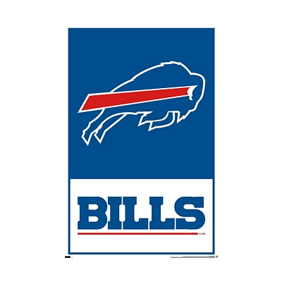 NFL Wall Poster Logo Bills