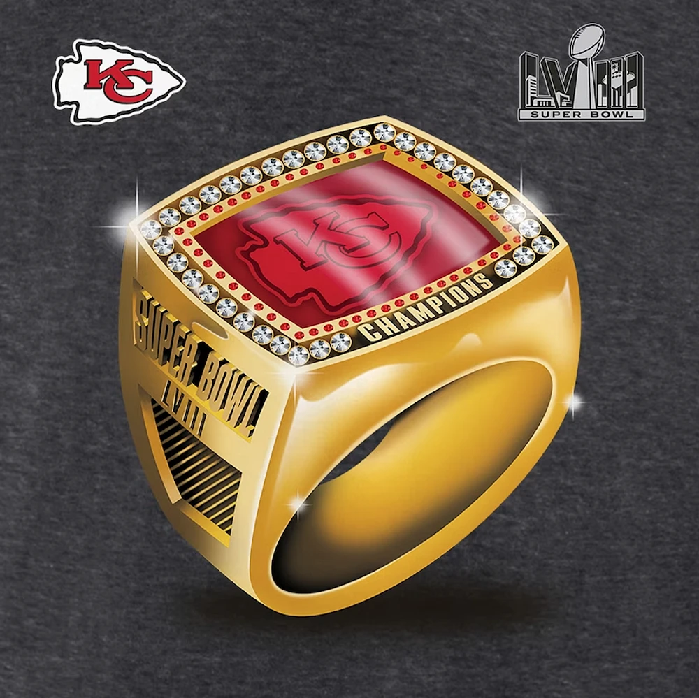 NFL T-Shirt Super Bowl LVIII Championship Ring Chiefs