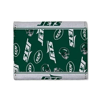NFL Canvas Trifold Wallet Jets