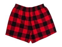 NHL PJ Shorts Buffalo Plaid Canadiens