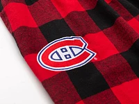 NHL PJ Pant Buffalo Plaid Canadiens