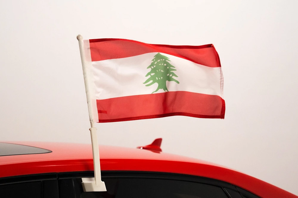 Country Car Flag Lebanon