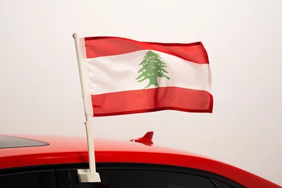 Country Car Flag Lebanon