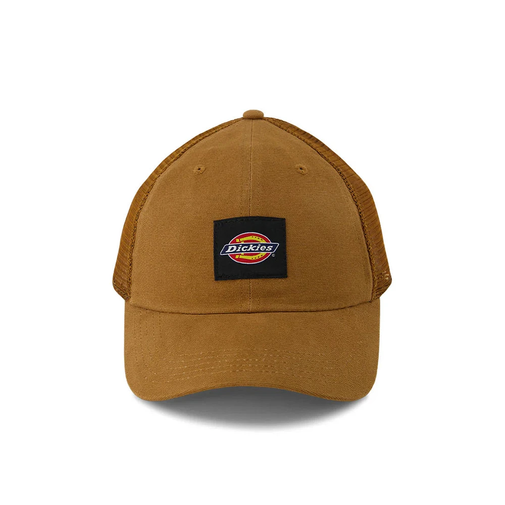Dickies Hat Brown Canvas Trucker