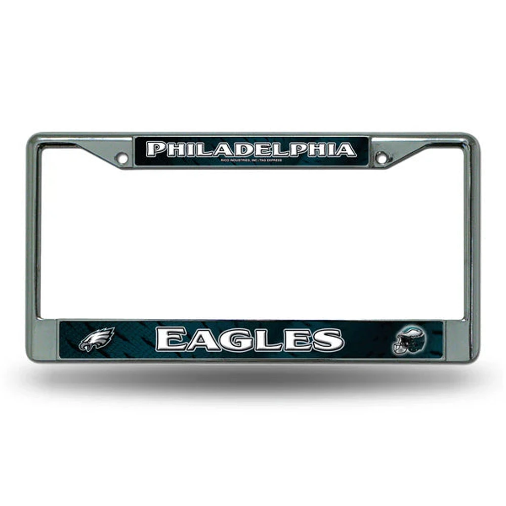 NFL License Plate Frame Chrome Eagles