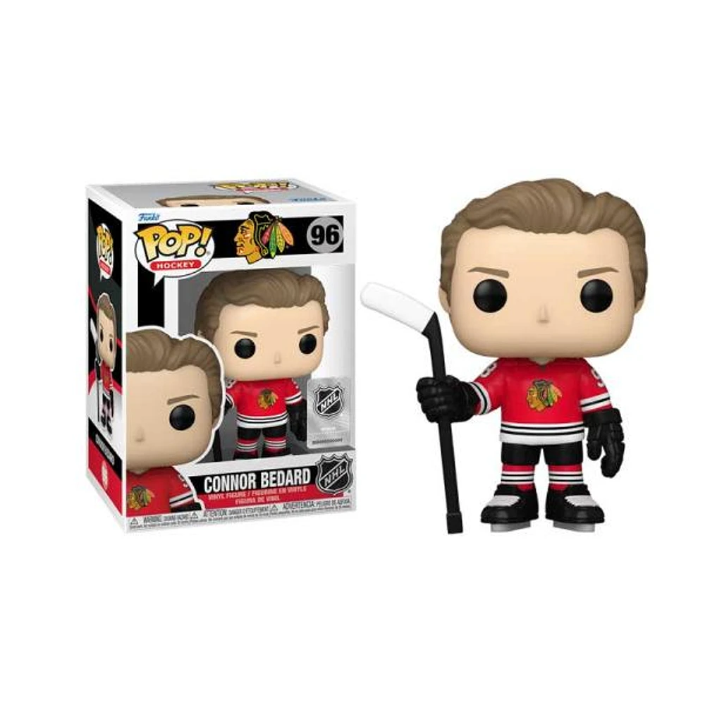 NHL Player Pop! Figure Home Connor Bedard Blackhawks #96