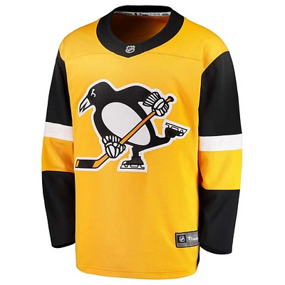 NHL Youth Blank Premier Jersey Breakaway Alt Gold Penguins