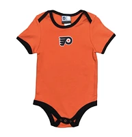 NHL Infant 3Pc Onesie Set Back to the Basics Flyers