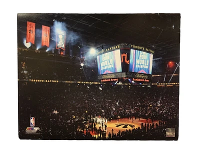 NBA 16x20 Photograph Champs 2019 Arena Raptors