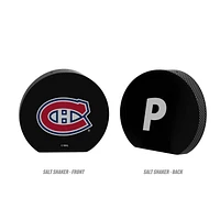 NHL Ceramic Hockey Puck Salt & Pepper Shaker Canadiens