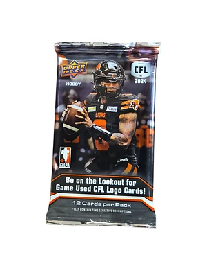 CFL Upper Deck 2024 Trading Cards Hobby (Single pack)