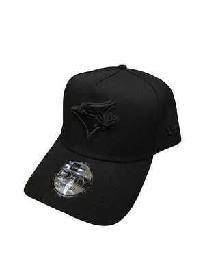 MLB Hat 940 A-Frame Snapback Black On Black Blue Jays