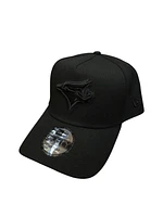 MLB Hat 940 A-Frame Snapback Black On Black Blue Jays
