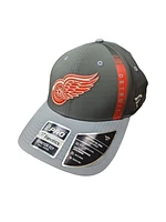 NHL Hat Structured Stretch Draft Grey 2022 Red Wings