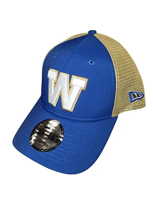 CFL Hat 940 Trucker Snap Sideline 2025 Blue Bombers