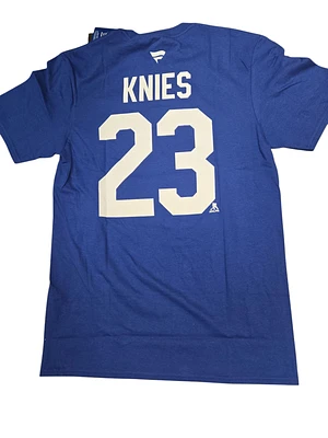 NHL Player T-Shirt Authentic Stack Matthew Knies Maple Leafs