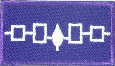 Iroquois Confederacy Patch Flag