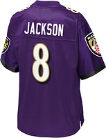 NFL Player Game Pro Line Jersey Home Orchid Purple Lamar Jackson Ravens