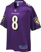 NFL Player Game Pro Line Jersey Home Orchid Purple Lamar Jackson Ravens