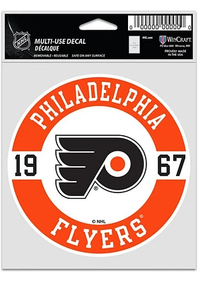 NHL Multi Use Decal 3.75x5 Est. Flyers