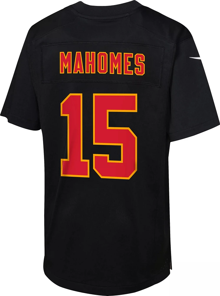 NFL Player Fashion Jersey Carbon Black Chase 2024 Patrick Mahomes Chiefs