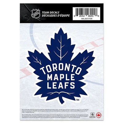 NHL Team Decal 5" x 7" Individual Maple Leafs