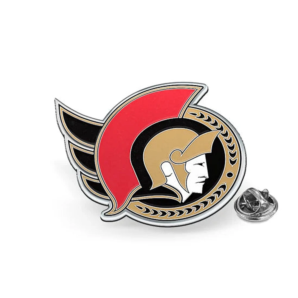 NHL Lapel Pin Embossed Logo Senators