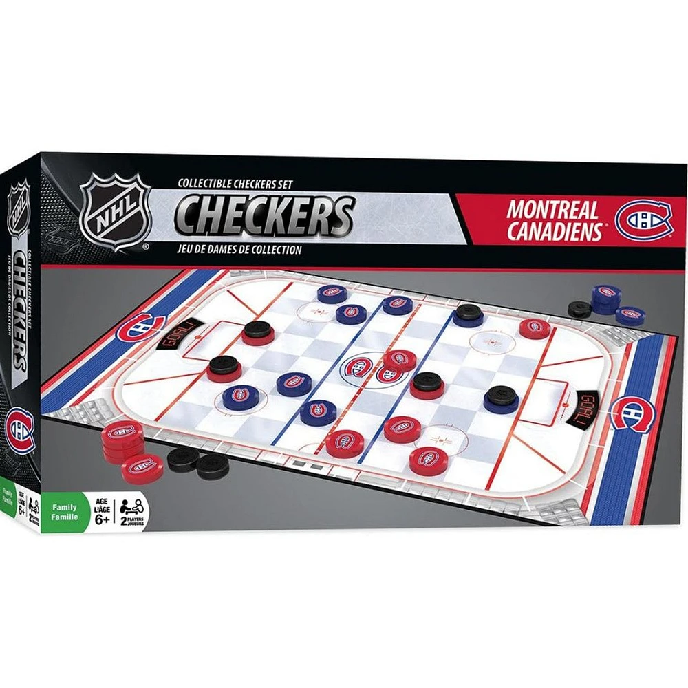 NHL Checker Set Canadiens